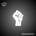 Raised Fist Sticker Raised Fist Sticker